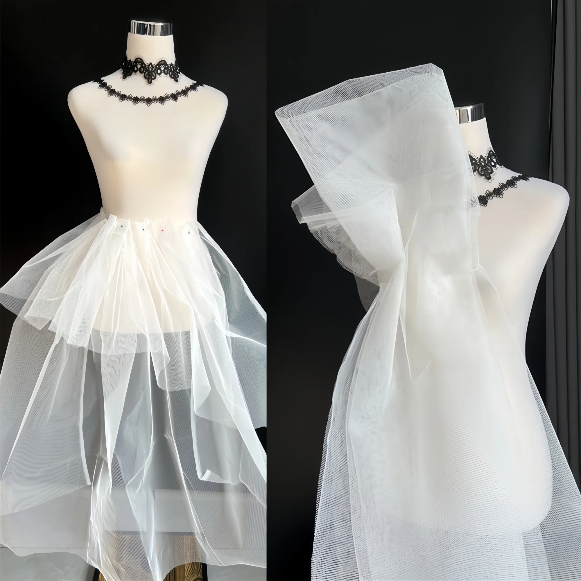

Premium Stiff Tulle Fabric for Tutu Skirts, Princess Dresses, and Bridal Gowns - 1 Meter Price