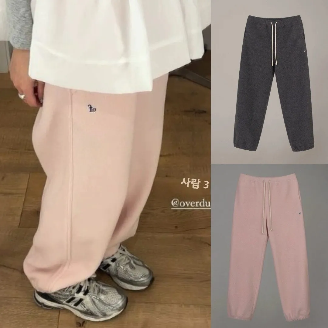 2024 Winter South korea over * Eflair High Waist Lightweight Comfortable Polar Fleece Casual Pants Sports Sweatpants