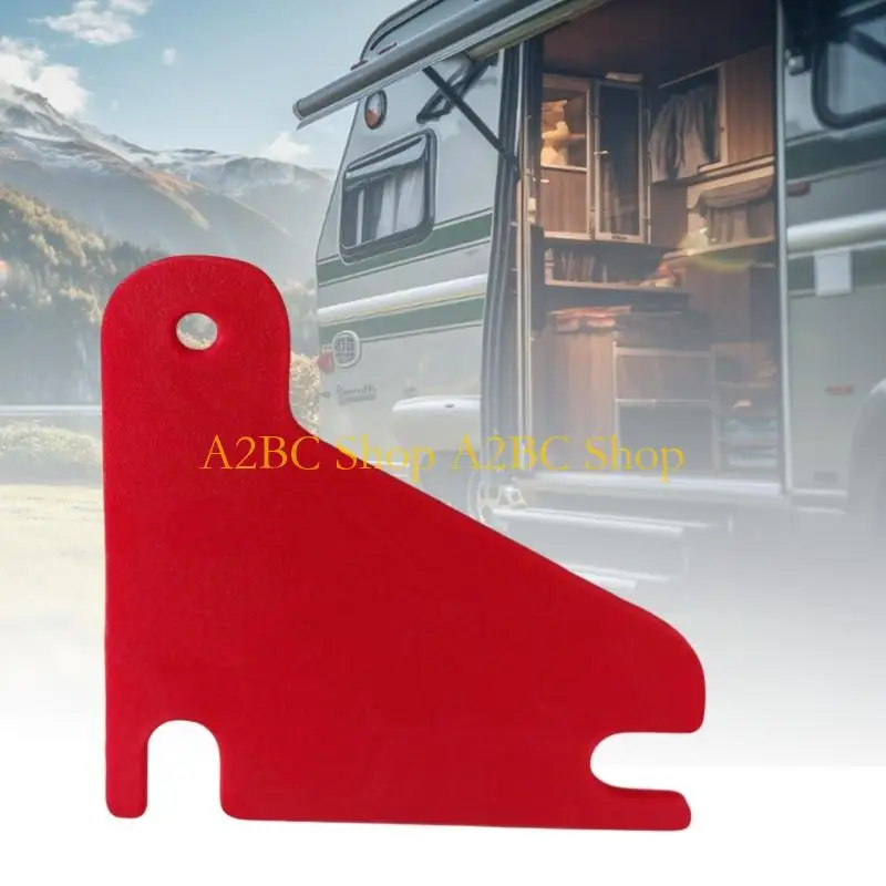 A2BC Red Colored Recreational Vehicle Door Lock For Easy Identification At Night