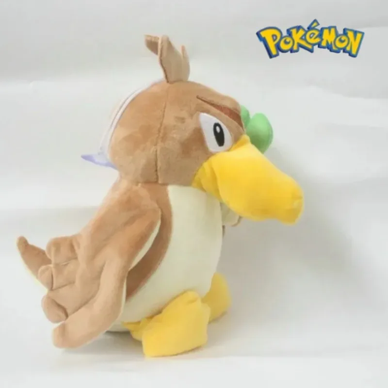 Jouet en peluche de dessin animé Pokémon Farfetch'd, figurine de canard d'oignon et de beurre, cadeau d'anniversaire pour les filles