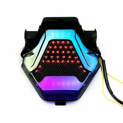 Motorcycle LED Taillight Brake Rear Turn Signal Indicator Lamp Tail Light For Yamaha YZF R3 R25 Y15ZR FZ07 MT07 LC150 MT-07 YZ-F