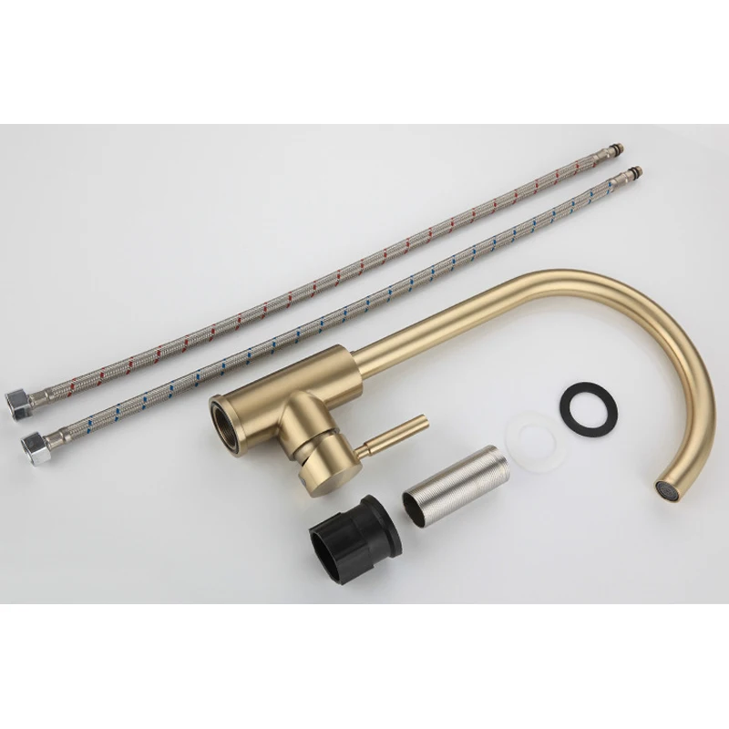 304 Stainless Steel 360° Rotating Faucet - alternate angle