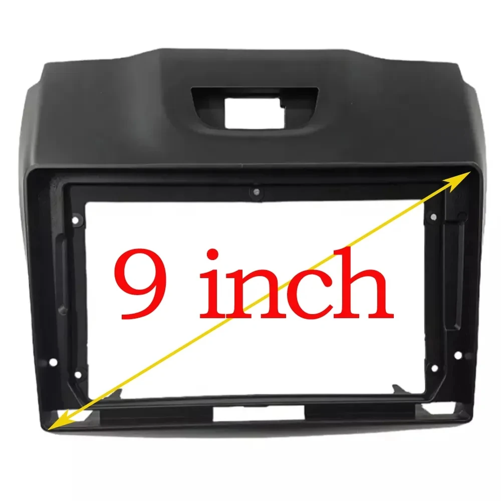 2 Din 9 Inch Car Radio Fascia Panel Frame for Chevrolet Trailblazer Holden Colorado S10 Isuzu D-max MU-X Dash Mount Kit