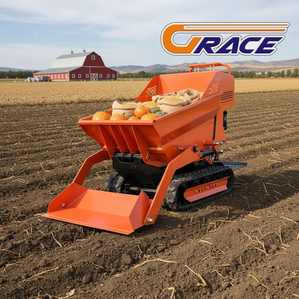 Crawler Mini Dumper 500kg EURO 5 EPA Factory Direct Sale High Strength Fast Delivery