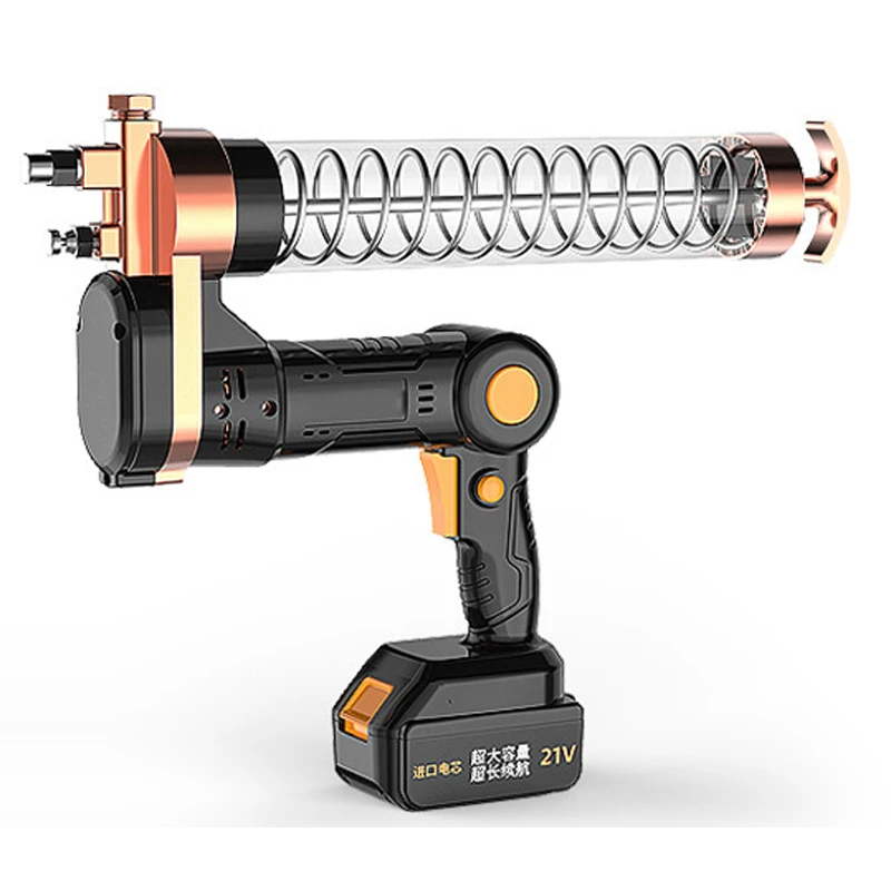 75800VF Electric Grease Gun Lithium Battery High Pressure Grease Gun Rechargeable Wireless Portable 600cc 180g/min