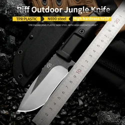 High quality multifunctional fixed blade - outdoor camping, rescue, and emergency survival knife, men's gift