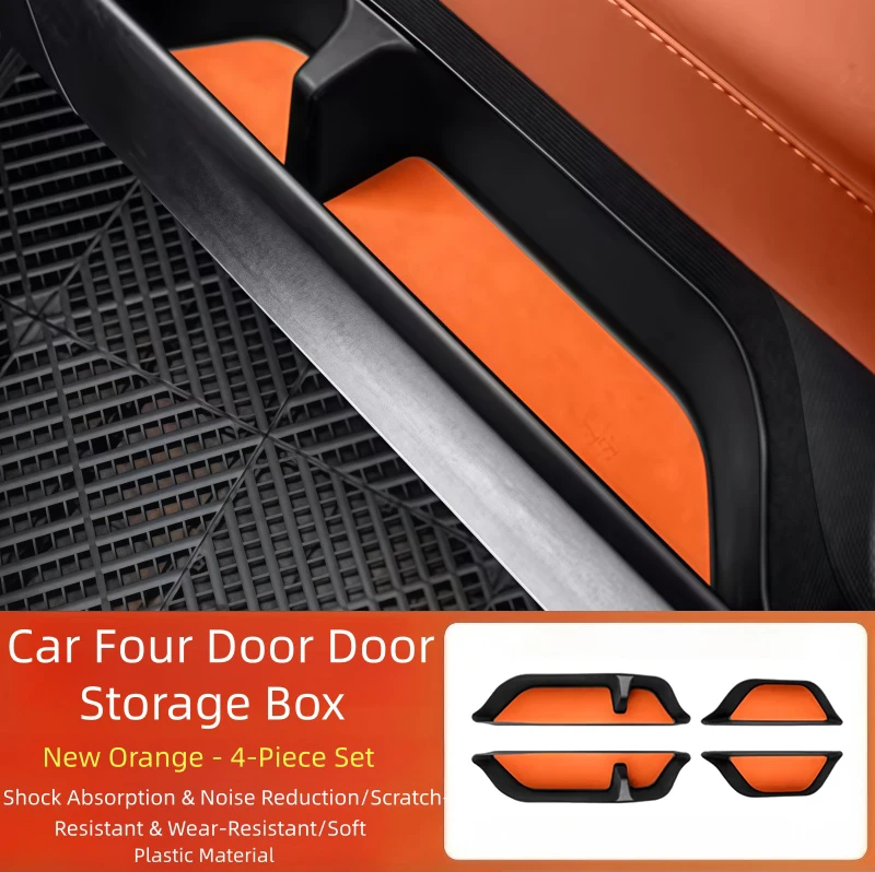 Fit for BYD Leopard 7 Titanium 7 Full-coverage Car Door Slot Storage Box Alcantara Upgrade Parts Car Four Door Door Storage Box