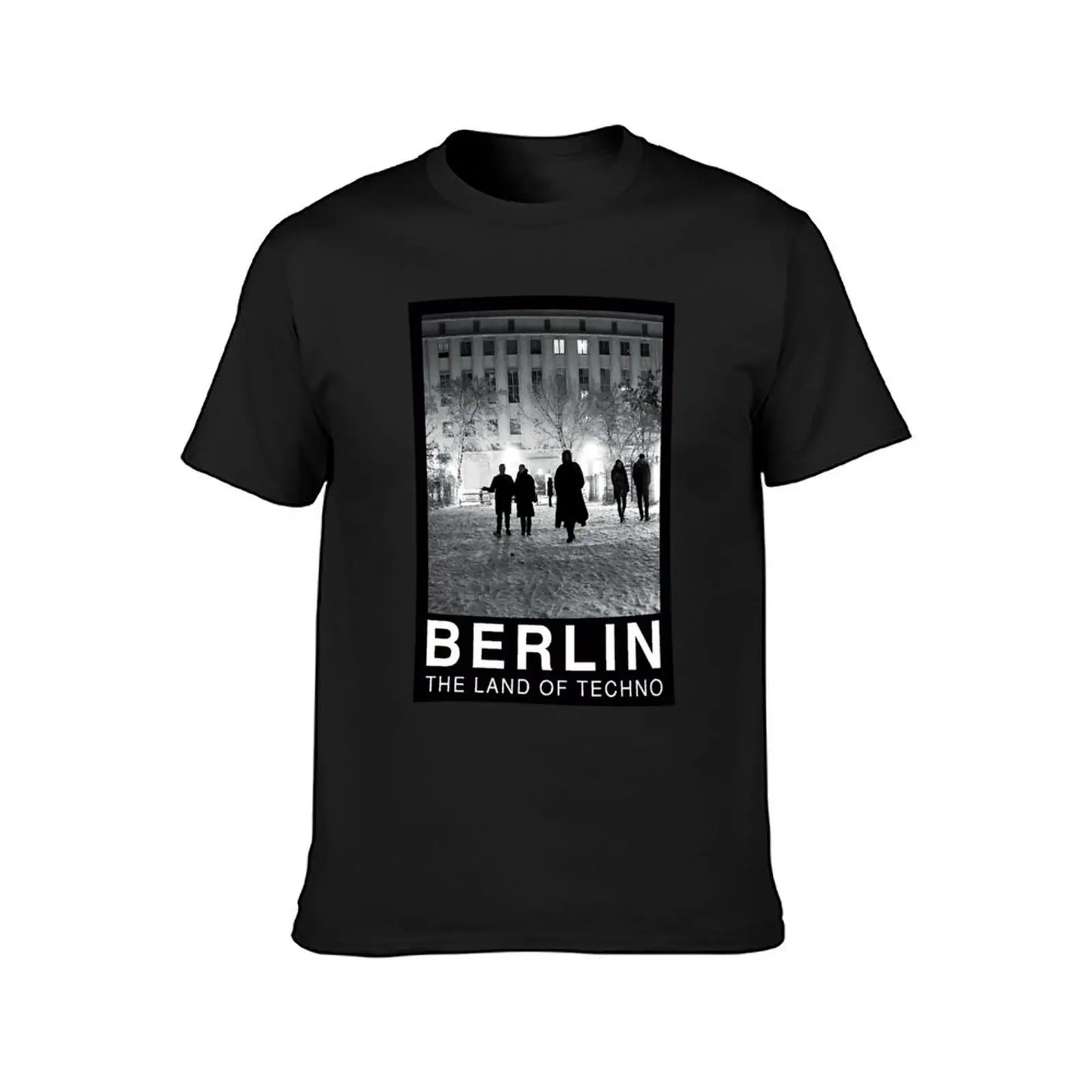 Berlin - The Land of Techno T-Shirt plus sizes korean fashion Short sleeve tee Short sleeve tee men