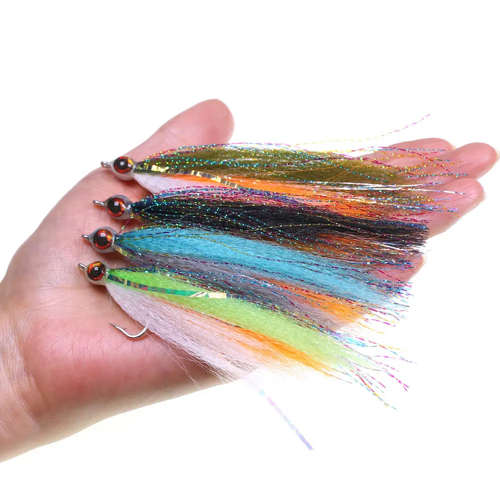 2/4 peças # Isca de Pesca Sintética 3D com Olhos de Peixe de 4,13 Polegadas para Truta, Bass, Salmão e Steelhead em Água Salgada