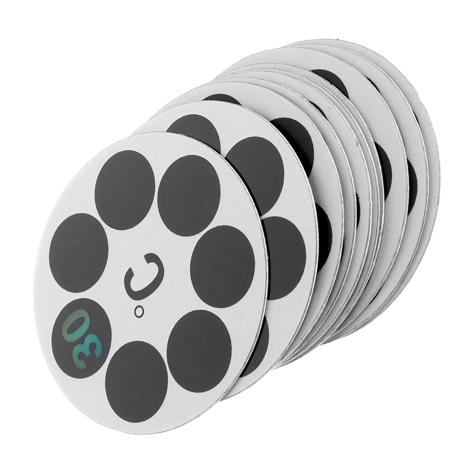 

10pcs Temperature Testing Cards Round Waterproof Sticker For Bathtub Kids Bath Safety Water Temperature Monitor Liquid Crystal