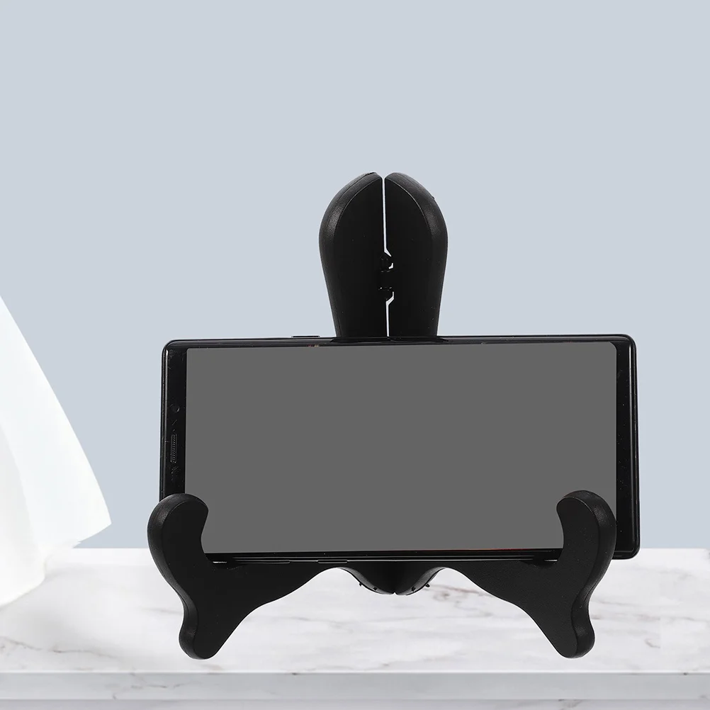 

4Pcs Plastic Display Rack Stand for Plates Pictures Books Cards Small Easel Holder Dish Display Stand Craft Show Use