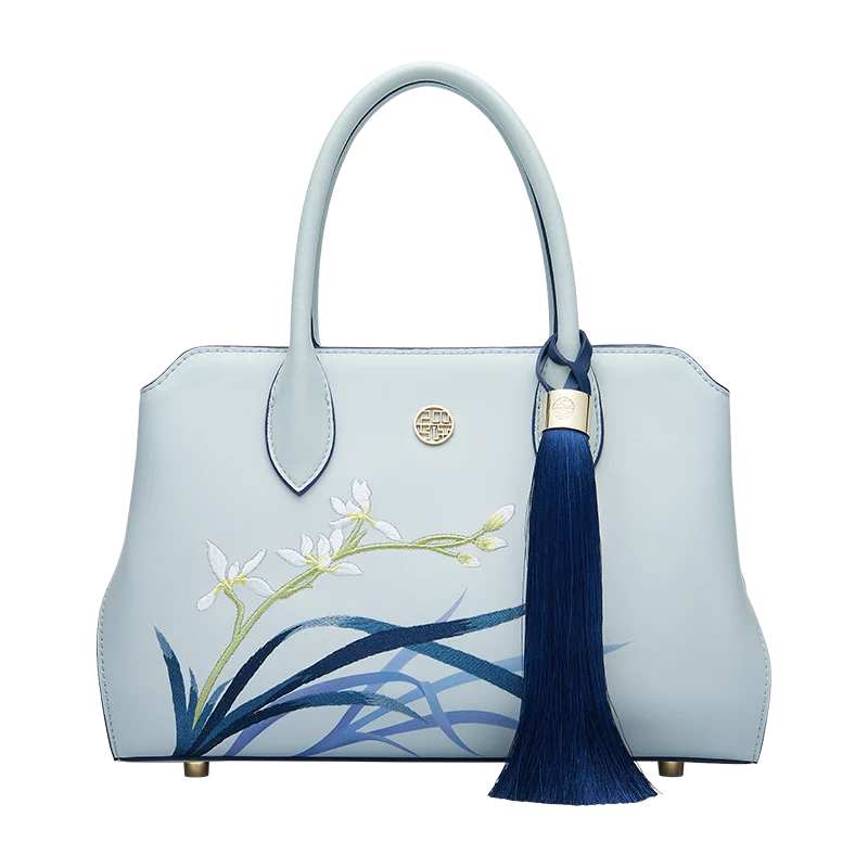 Pmsix Embroidery Designer Women Leather Handbag Fashion Luxury Messenger Women Shoulder Bag Ladies Crossbody bags