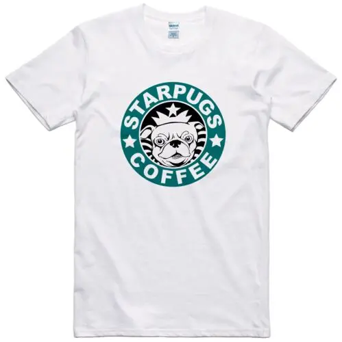 Divertido Hombre Perro Camiseta Carlino Novedad Starpugs Parodia Camiseta