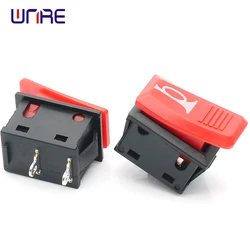 Horn Switch Car Button E-bike Motorcycle Horn Universal Momentary Push Rocker Switch  Plastic 2 Pin Self-reset Red