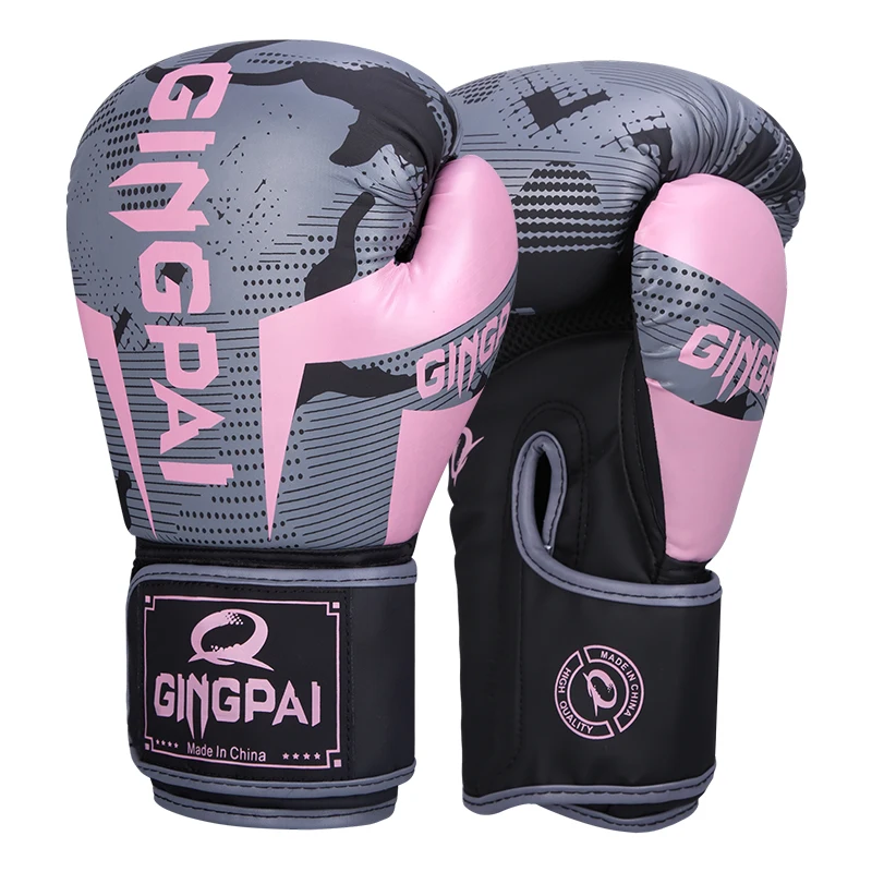 Kick Boxing Gloves for Men Women PU Karate Muay Thai Guantes De Boxeo Free Fight MMA Sanda Training Adults Kids Equipment