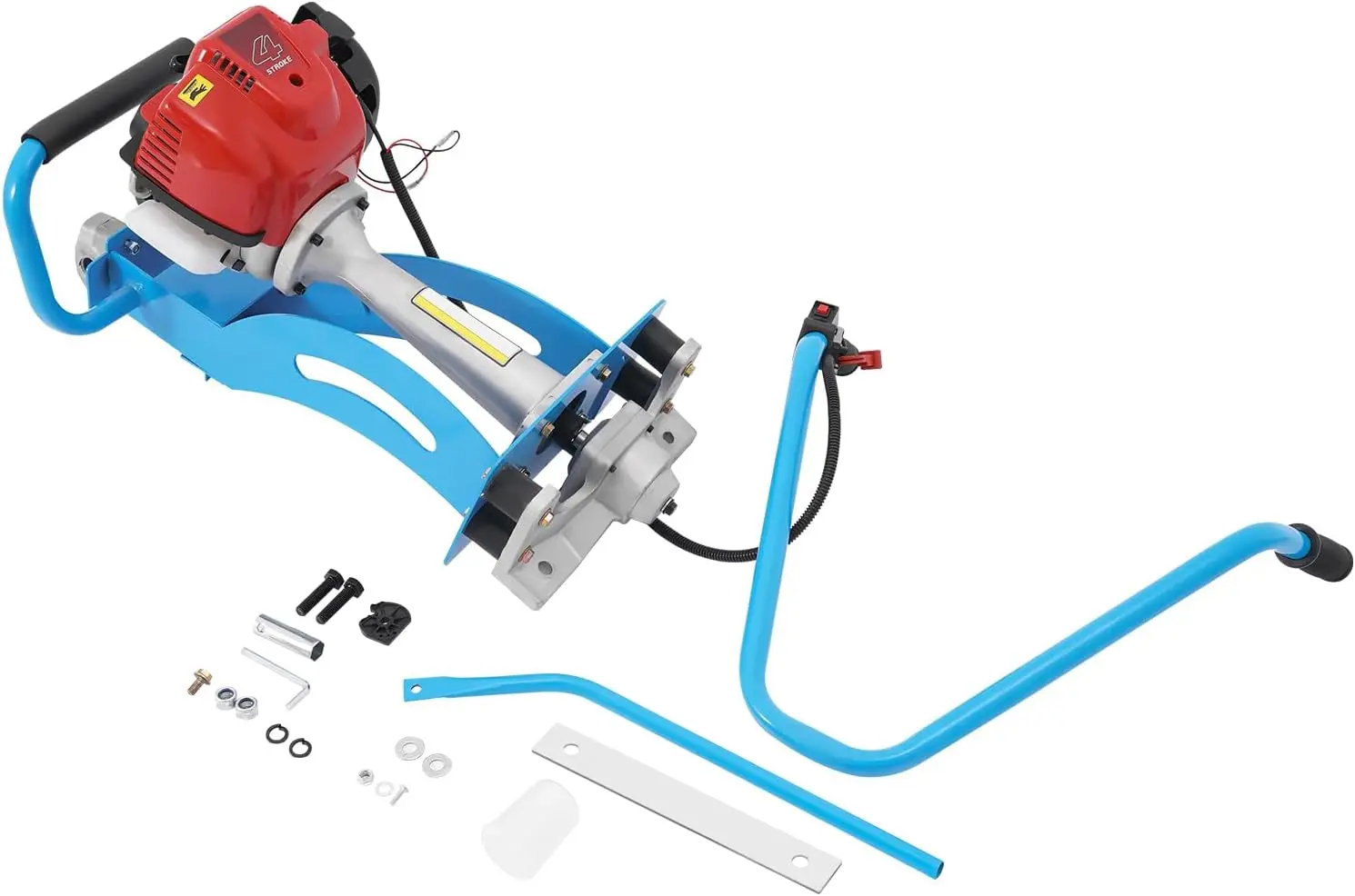4 السكتة الدماغية الغاز ملموسة الرطب ، 35.8CC 900 واط الطاقة التجارية المسمار الاهتزازي المامول قوة الغاز تهتز الخرسانة