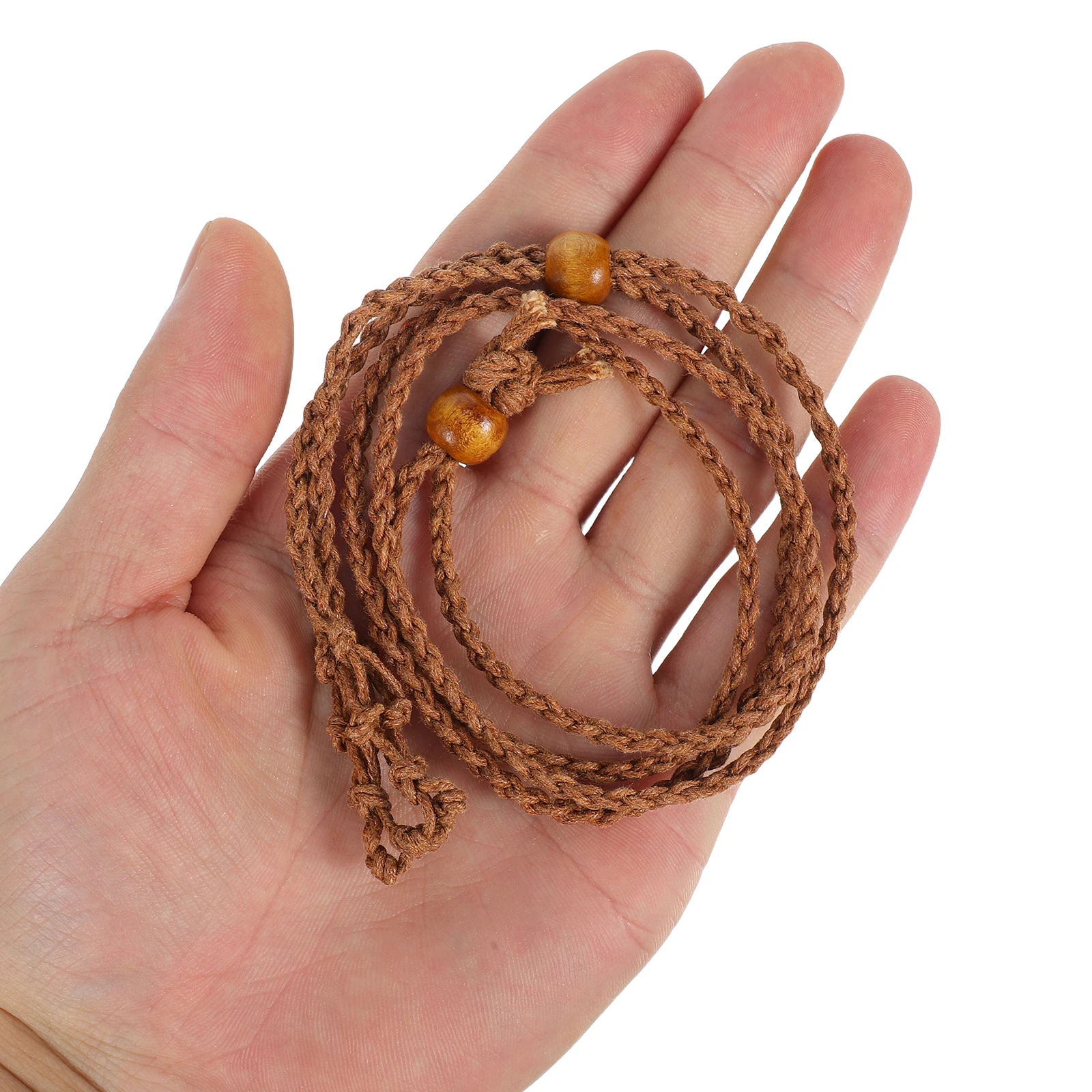 المنسوجة يدويا قلادة قابل للتعديل حامل فارغ كريستال حجر سحر قفص القلائد Diy بها بنفسك مجوهرات الحبل للحجارة