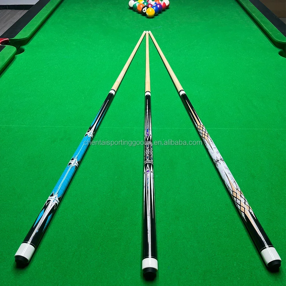 

2026 Billiard High Quality Snooker & Billiard Cues Professional Billiard Cues With 11-13mm Weighted Tip, American Style Cue Stic