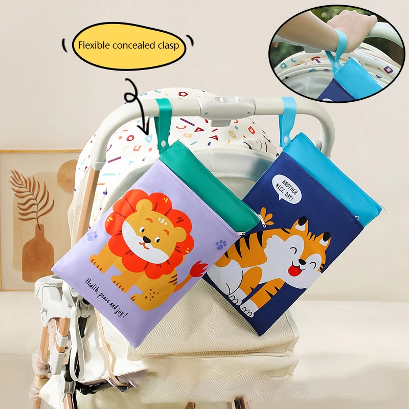 Multi-Purpose Waterproof Storage Bag Portable Diaper Bag for Baby Going out Diaper Changing Bag Organizing Bag