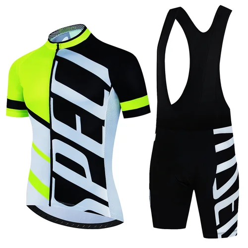 Ropa de ciclismo para hombre, equipo de ropa profesional para hombre, pantalones cortos, jersey de verano, Jersey para bicicleta, babero, Tricuta, 2024
