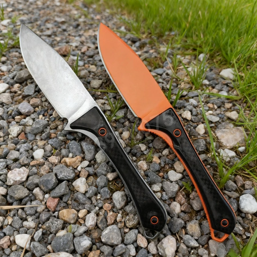 

BM 15201 Открытый маленький прямой нож D2 Стальное лезвие Ручка из нейлонового волокна Портативный бытовой нож для фруктов EDC Нож для ручной клади