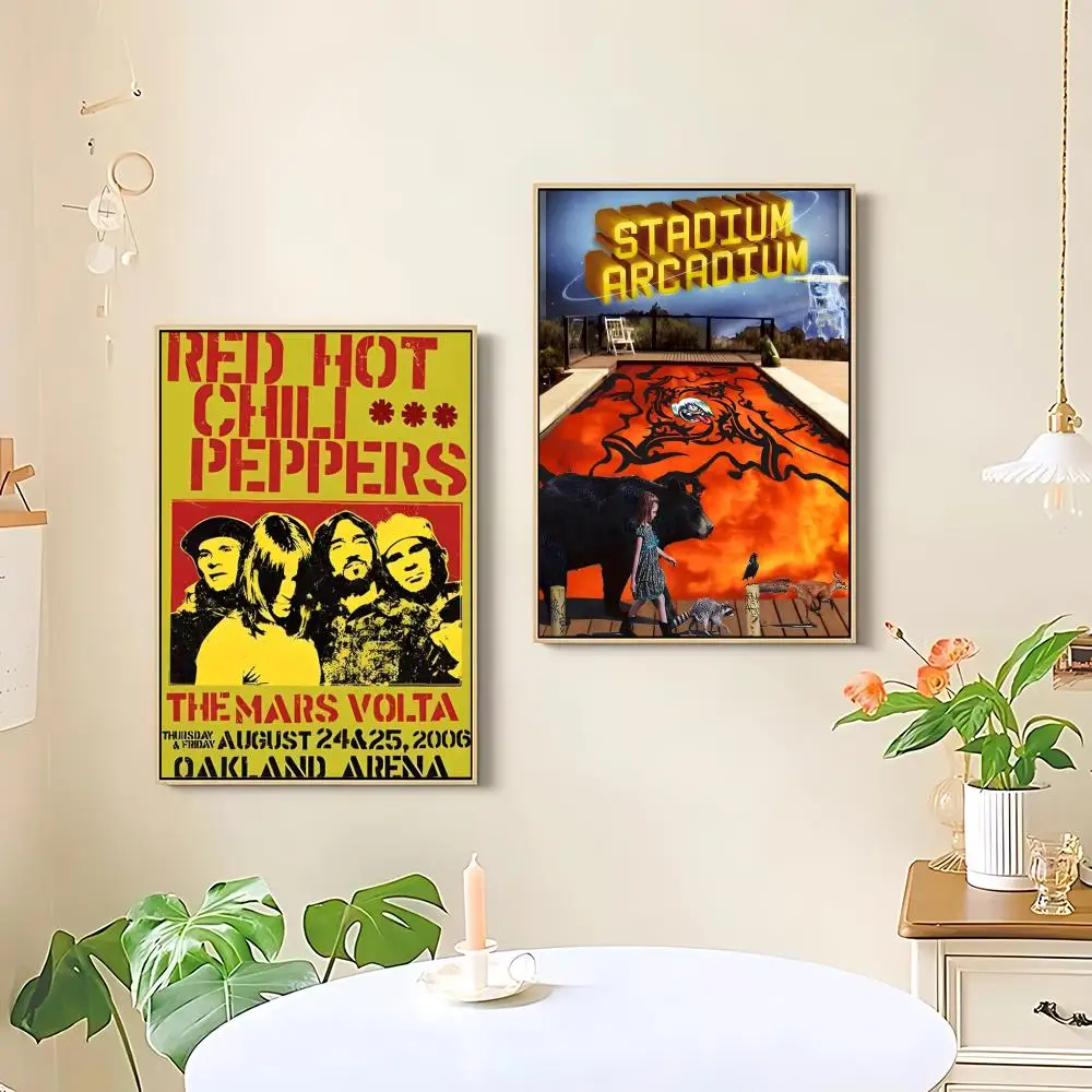 Pop R-Red Hot c-Chili Peppers Poster HD art sticky wall waterproof home living room bedroom bar aesthetic decoration