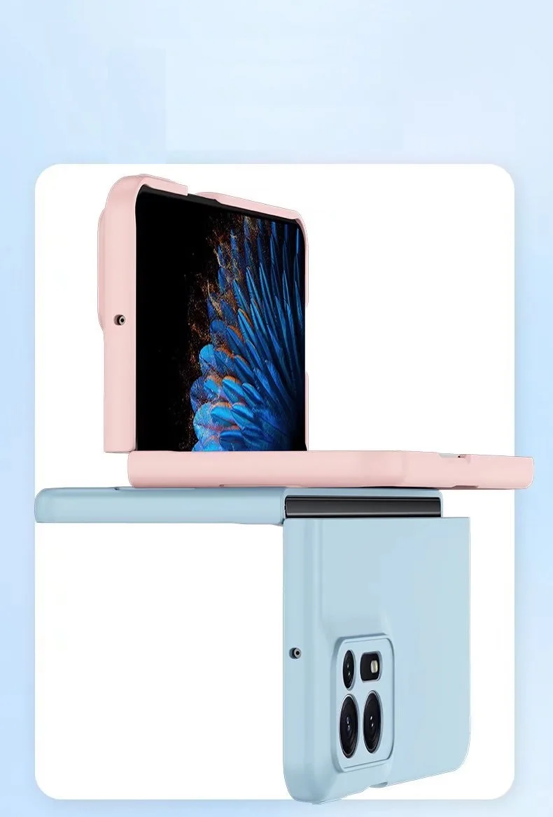 

Новый стиль Матовый Жесткий для Oppo Find N2 Чехол резиновый складной пластиковый 360 Защитный чехол