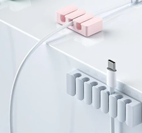 

Data Cable Storage Cable Winder Charging Cable Data Cable Protection Organizer Holder Fixed Cable Clip Silicone Cable Organizer