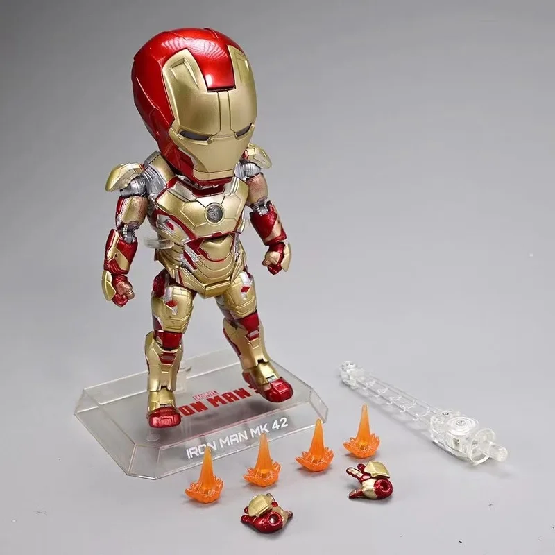 ใหม่ 17 ซม.Avengers 4eggseries Black Panther กัปตันอเมริกาหมอแปลก Mark 42 Ironman Iron Man Action Figure ของเล่นตุ๊กตา