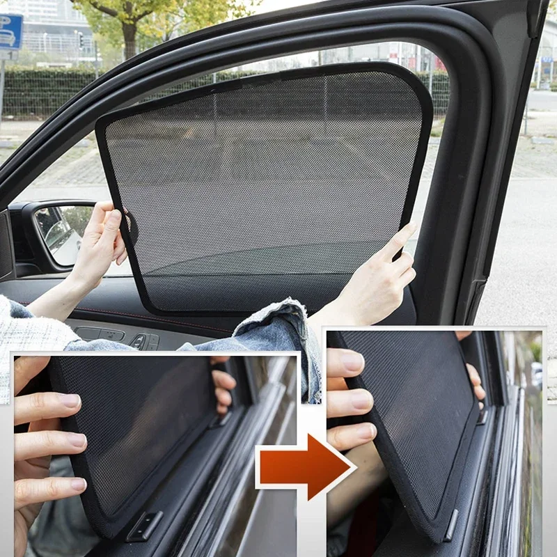 

Magnetic Sun Shade Mesh For MG GS ZS HS MG GT MG3 MG5 MG6 Hatchback Side Window Sunscreen Sunshade Anti-mosquito Netting