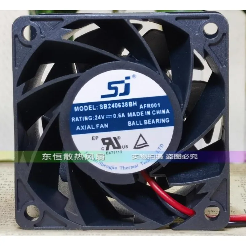 

New Fan for SJ SAB40638BH DC 24V 0.60A cooling fan 60x60x38mm