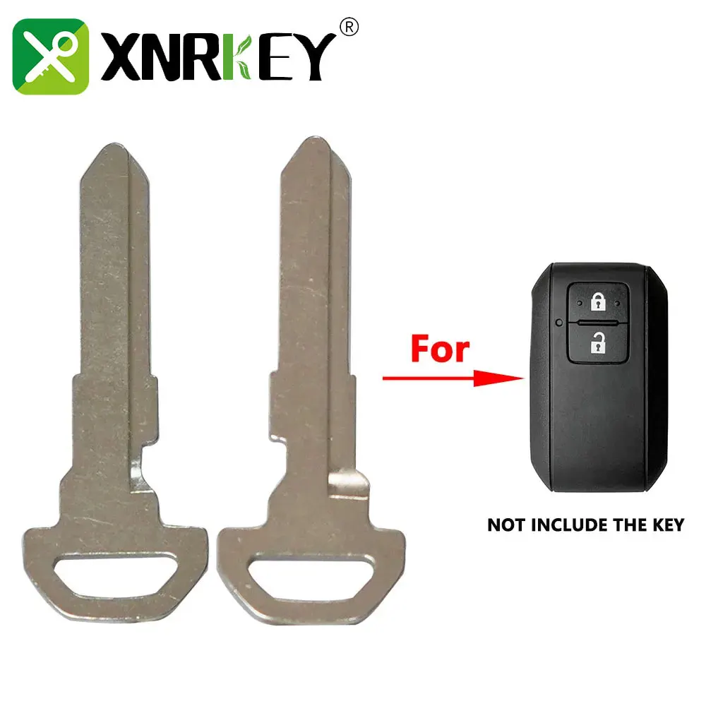 

XNRKEY Remote Smart Card Car Key Blade For Suzuki Swift 2017 Emergency Insert with Uncut Blank Small Blade HU133R Key Blade