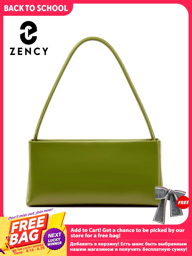 Zency Grüne Luxus-Designer-Handtasche, Modische Damen-Ledertasche, Hochwertige Schultertasche, Damen-Unterarmtasche, Crossbody-Tasche für Damen