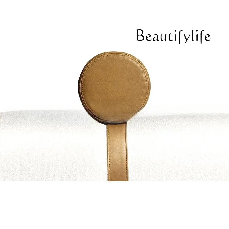 

X Nordic Simple Modern Lamb Wool Bench Creative Concubine Couch Bedside Stool Lazy Sofa Stool