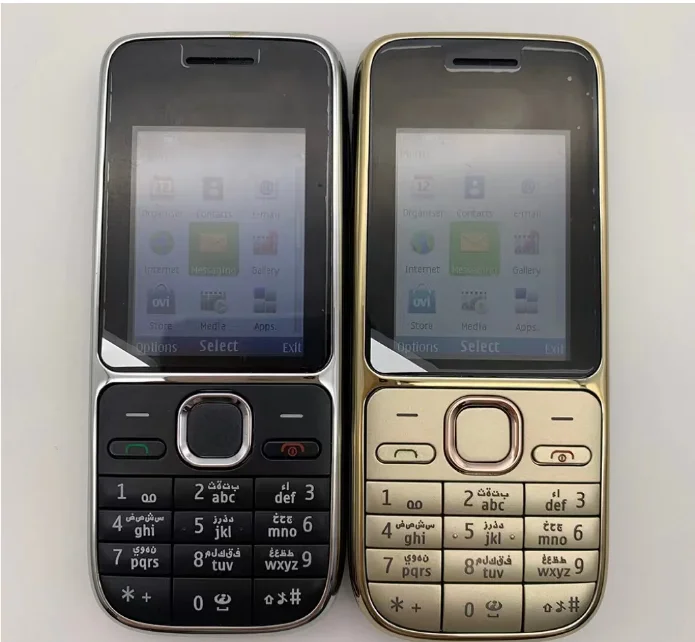 C2-01 Original para teléfono móvil, teclado ruso, árabe, hebreo, inglés, hecho en Finlandia, desbloqueado, envío gratis