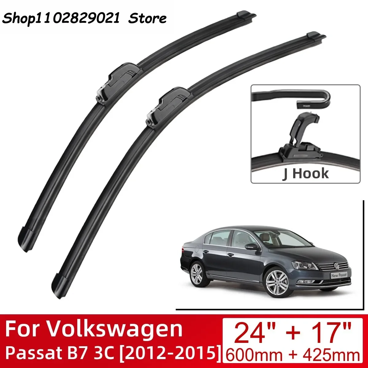 For Volkswagen Passat B7 3C 2012-2015 24\