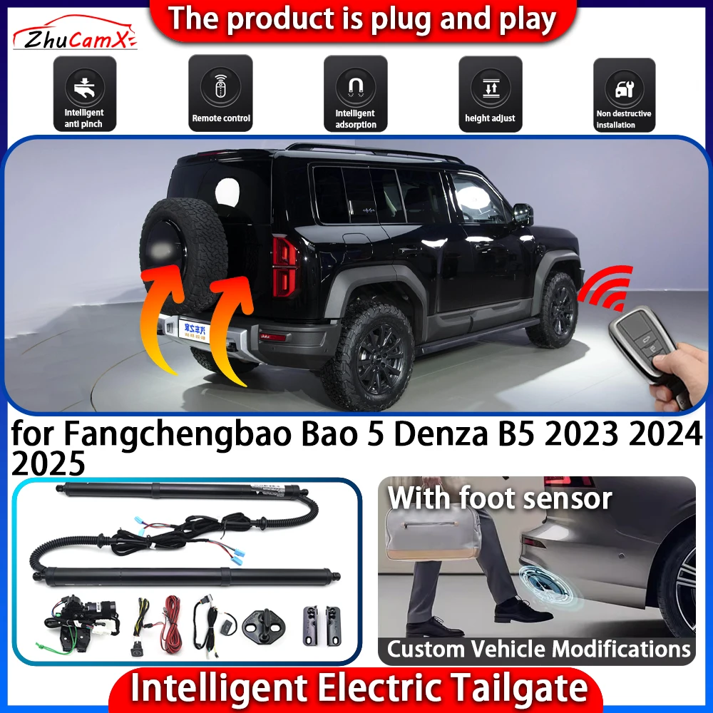 

Smart Powered Tailgate System for Fangchengbao Bao 5 Denza B5 2023 2024 2025 Automatic Intelligent Electric Trunk Lift Control