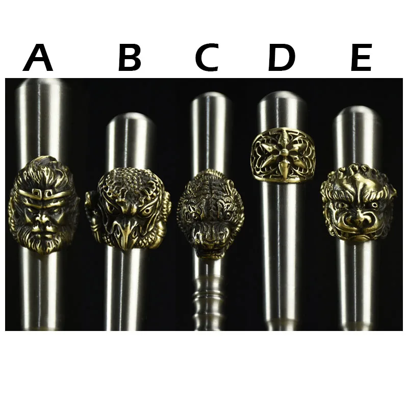 Chinese Weapon Retro Stainless Steel Integrated Pattern Steel Needle Tea Knife Tea Cake Cone Pu'er Tea Box Tea Set Accessories