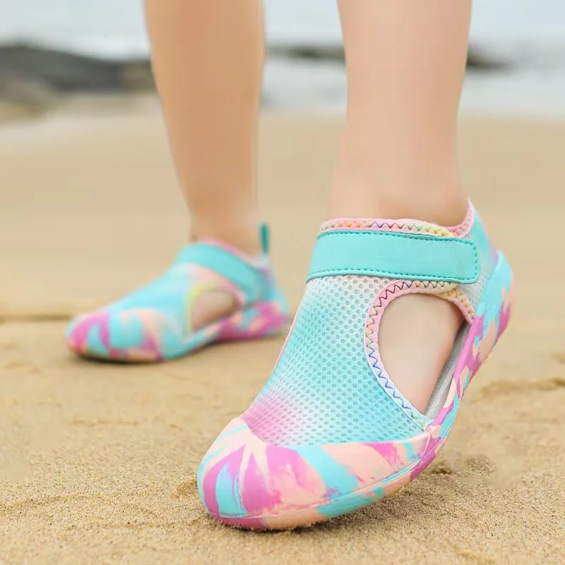 

2025 Barefoot Shoes Anti-slip Boys Girls Quick-drying Child's Water Sneakers Summer Beach Walking Sandals kids shoes