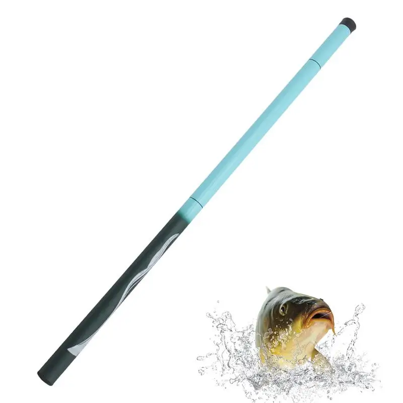 Lightweight Fishing Rod Fiberglass Handheld Shrimp Fishing Rod Wild Fishing Stream Stick For Beginner Use Lakes Outdoor River