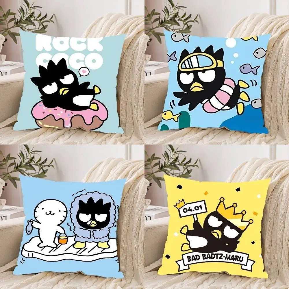 

B-Bad Badtz M-Maru Pillow Case Pillow Cover Decorative Pillowcases Cushions Ornamental Pillows For Living Room Sofa Cushion