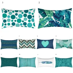 Throw Pillow Tropical Plant Cover Decorative Pillowcase Cushion Home Decor