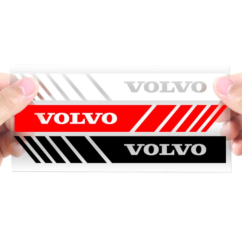 2PCS Car Rearview Mirror Stickers Vinyl Film Decals Styling For Volvo V40 V50 V60 V90 XC60 XC70 XC90 S40 S60 S70 S80 S90 S80L