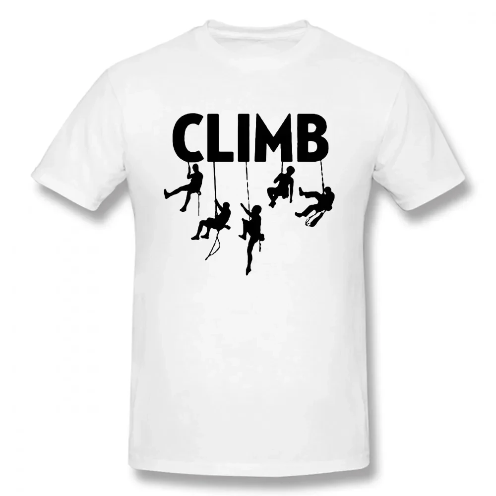 Men\'s Camisetas Gift Love Climbing Equipment T-shirt Men\'s short sleeved climbing cotton T-shirt Simple trend casual comfort