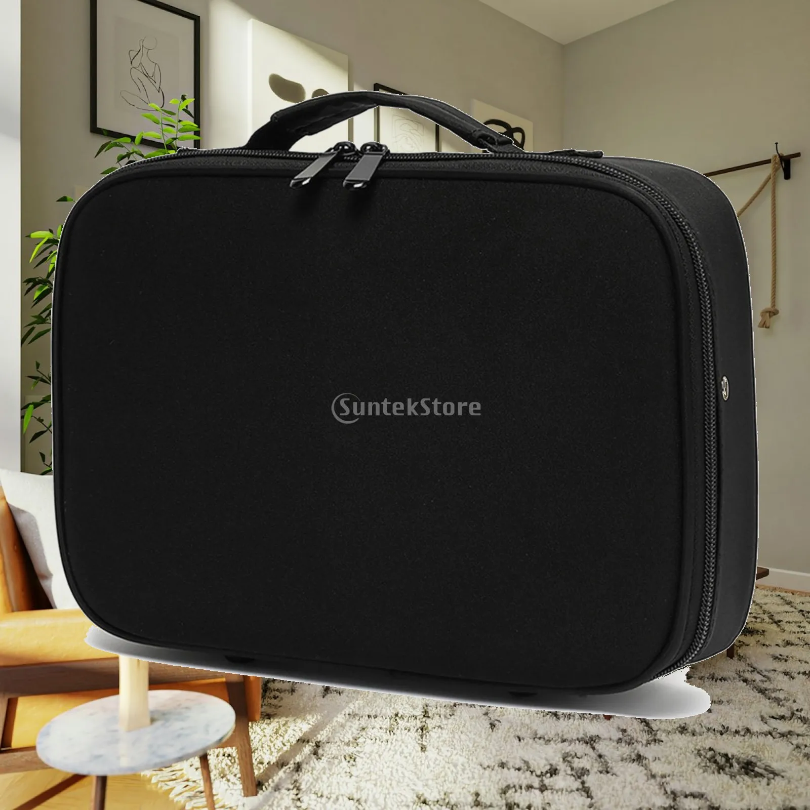Sac à outils de coiffeur avec fermeture éclair, organisateur d'outils de salon, étui de coiffeur avec fermeture éclair, sac structuré pour coiffeur, modèle à clapet
