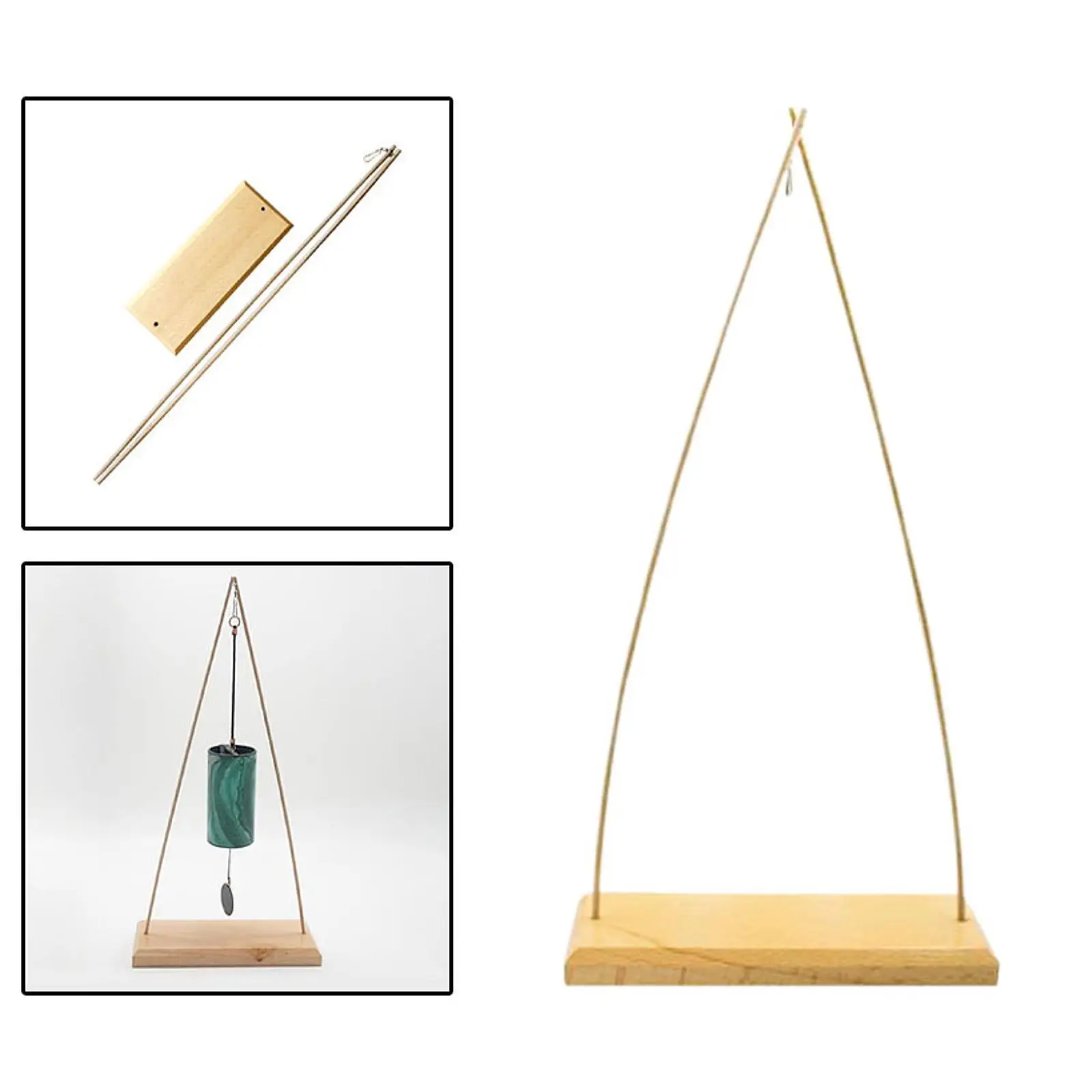 

Подставка для колокольчиков, многофункциональная подставка, профессиональный деревянный держатель для колокольчиков, подставка для гонга для спальни, классной комнаты, медитации, йоги, столешница