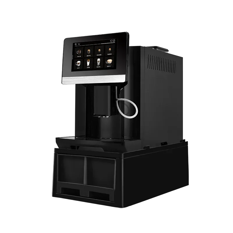 Commercial Large Capacity Bean Storage Fully Automatic Built In Grinder Espresso Coffee Machine