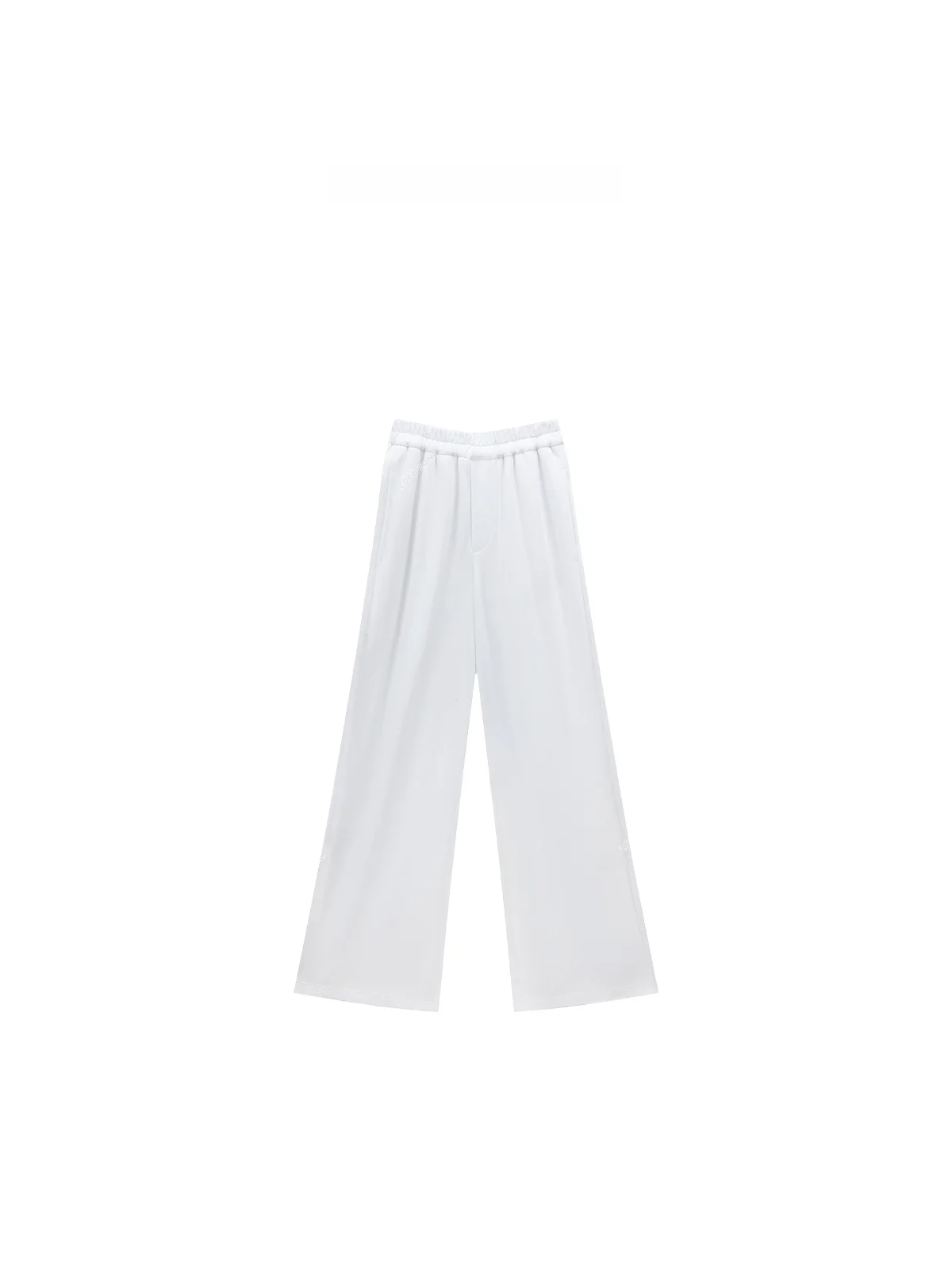 

Simple Casual Cotton Straight Leg Pants Elastic Waist Versatile Autumn Spring Seasonal Women's Premium Quali Comfortable Fit
