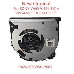 New Original Laptop CPU Cooling Fan For SONY VAIO VJS14 SX14 VJS142c11T VJS141C11T Fan BAZA0506R5H Y001 DC5V 0.5A