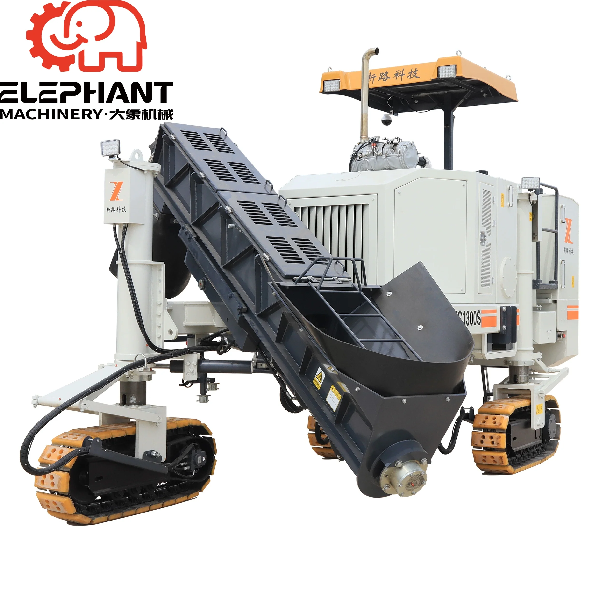 DX  Technology NC1300S Engine-Powered Concrete Slipform Paver Fully Hydraulic System 2000mm Width 1300mm Side Height 92kW